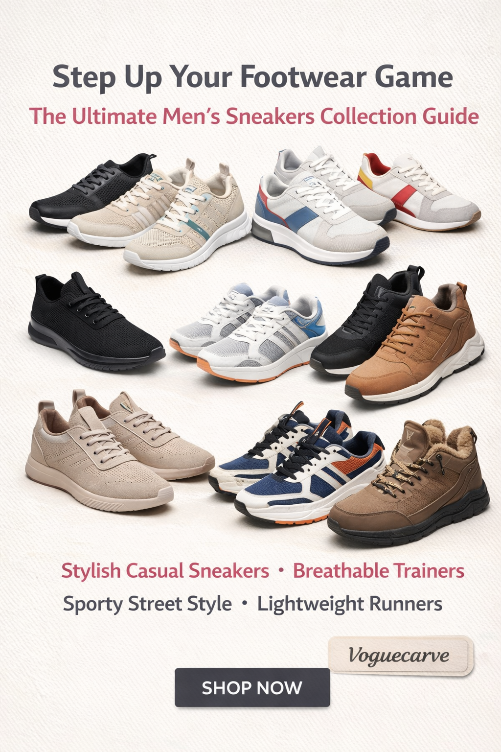 Step Up Your Style: The Ultimate Men’s Sneakers Collection Guide