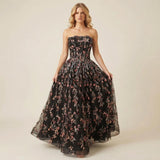 Sleeveless Off-Shoulder A-Line Prom Dress | Elegant Birthday Party Gown
