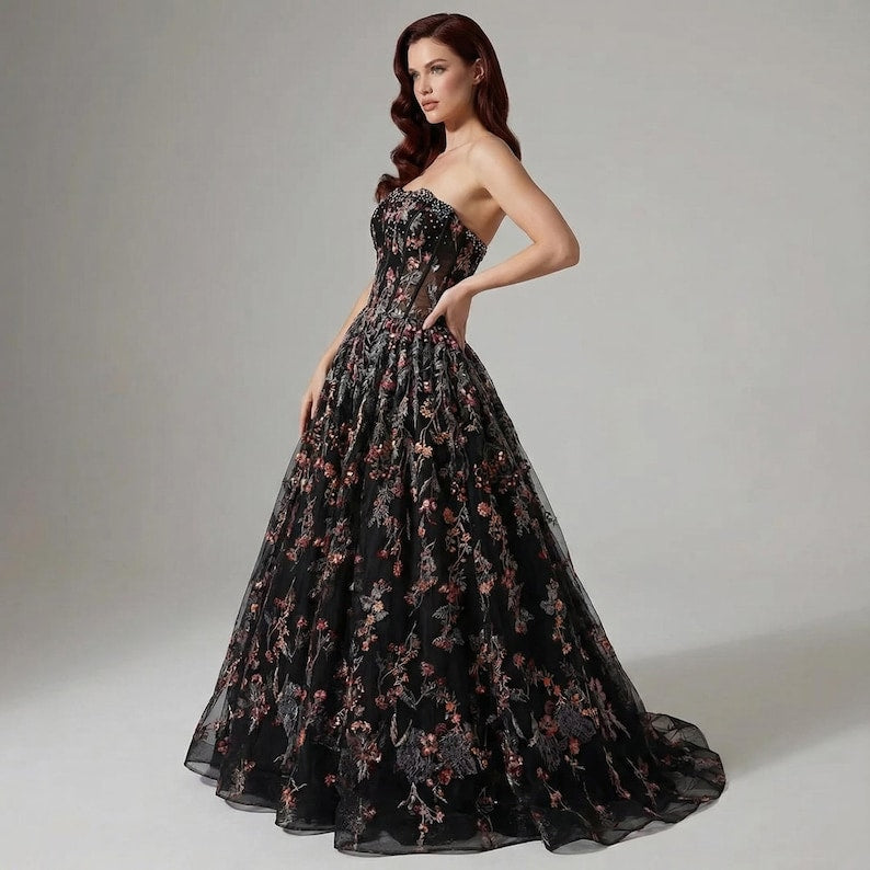 Sleeveless Off-Shoulder A-Line Prom Dress | Elegant Birthday Party Gown