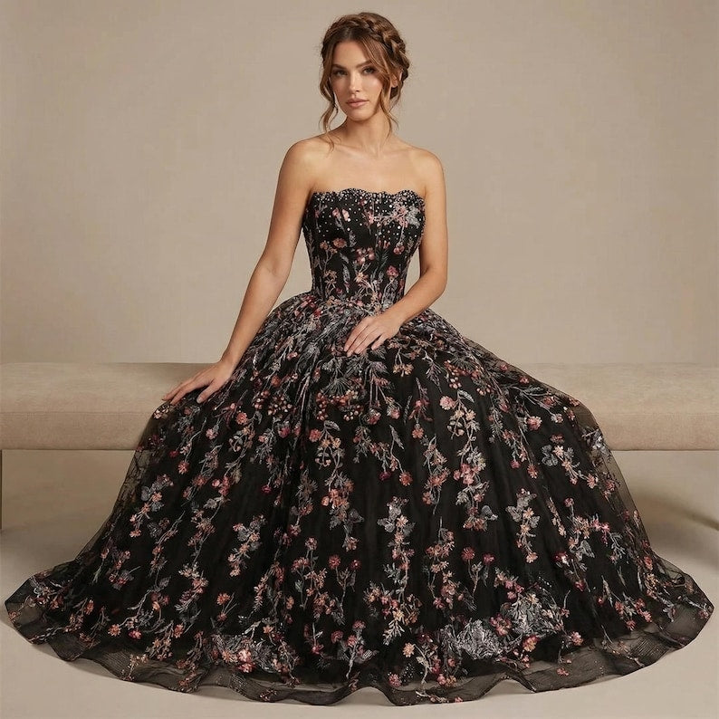 Sleeveless Off-Shoulder A-Line Prom Dress | Elegant Birthday Party Gown