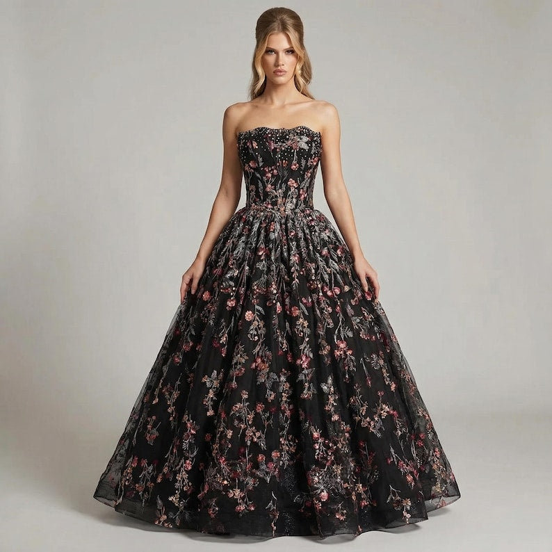 Sleeveless Off-Shoulder A-Line Prom Dress | Elegant Birthday Party Gown