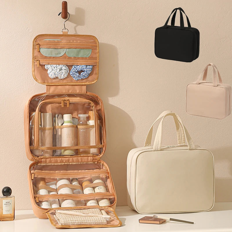 Kulturbeutel zum Aufhängen für Damen | Reise-Kosmetiktasche mit großer Kapazität