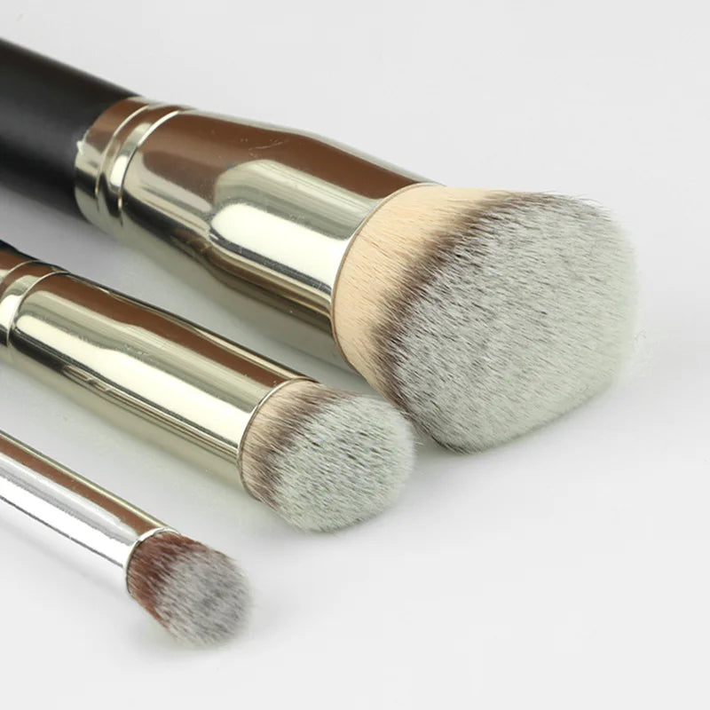 3-teiliges professionelles Make-up-Pinsel-Set | 170 Foundation-Pinsel, 270 & 370 Concealer-Pinsel