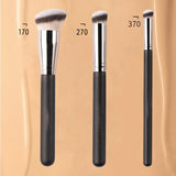 3-teiliges professionelles Make-up-Pinsel-Set | 170 Foundation-Pinsel, 270 & 370 Concealer-Pinsel