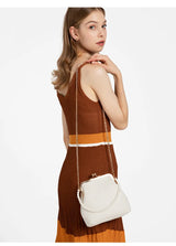 Luxuriöse Muschelform Umhängetasche | Elegante Perlenhenkel Mini-Kuriertasche