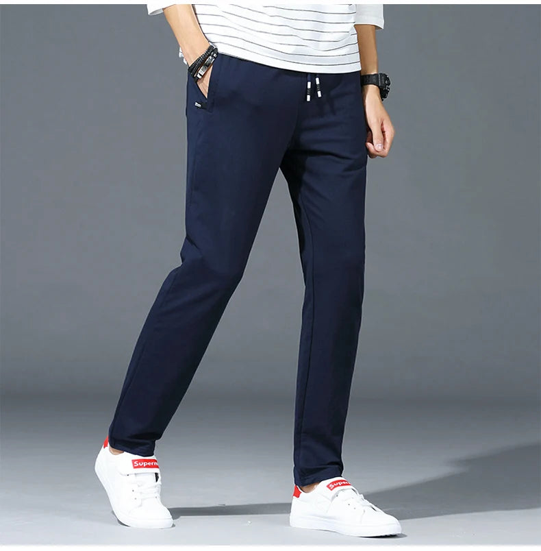 Herren Locker Sitzende Stretch-Trainingshose | Gym Fitness Sportswear Jogginghose