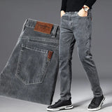 Men’s Regular Fit Classic Straight Leg Denim Stretch Jeans