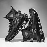 Der „Shadow-Elite“ Luxus-Sneaker | Stealth Black Designer-Sneaker für Herren