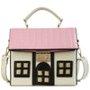 Creative House-Shaped Leather Handbag | Funny Personality Crossbody Bag
