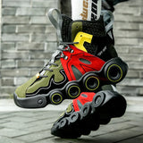 Luxuriöse Wheel-Sole Sneaker für Herren – Atmungsaktive Designer Fashion-Sneaker