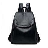 Women's Soft Leather Fashion Backpack | Ladies Designer Shoulder Bag