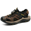 Men's Handmade Genuine Leather Sandals – Outdoor Non-Slip Beach Sandals for Men