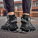 Der „Shadow-Elite“ Luxus-Sneaker | Stealth Black Designer-Sneaker für Herren