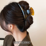 Elegant Solid 5.91in Large Hair Claw for Women