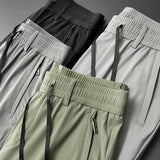 Leichte Freizeithose für Herren – dünne, weiche Sporthose mit Reißverschlusstaschen