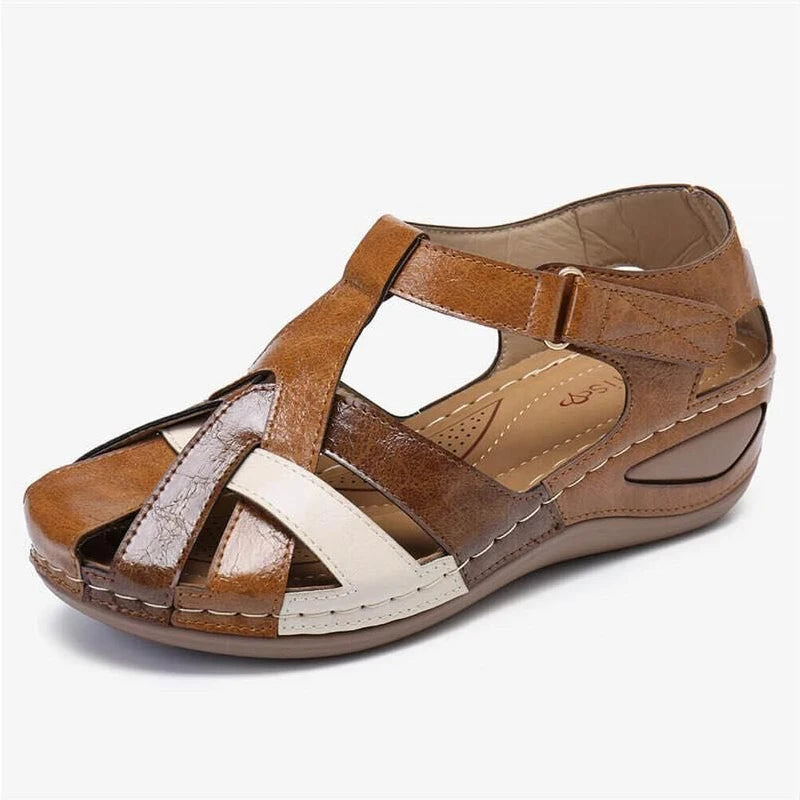 Women’s Soft Wedge Sandals – Comfortable Low Platform Shoes, Mix Color Summer Sandalias