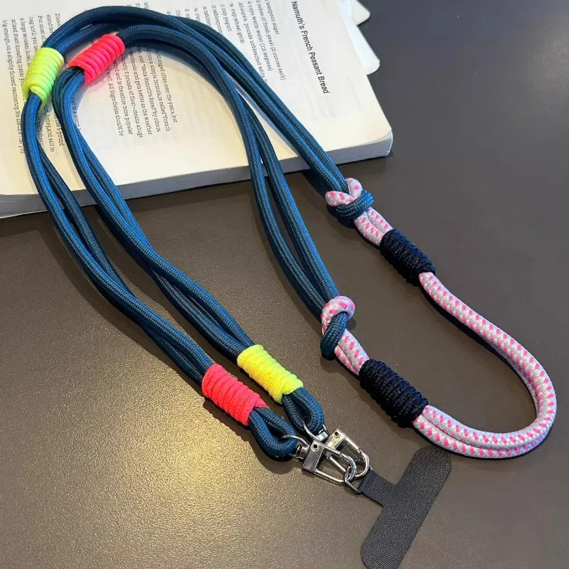 Modisches kreatives geknotetes Telefon-Lanyard | Universeller langer Umhängeriemen