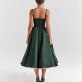 Women's Summer French Corset Waist Summer Evening Gown