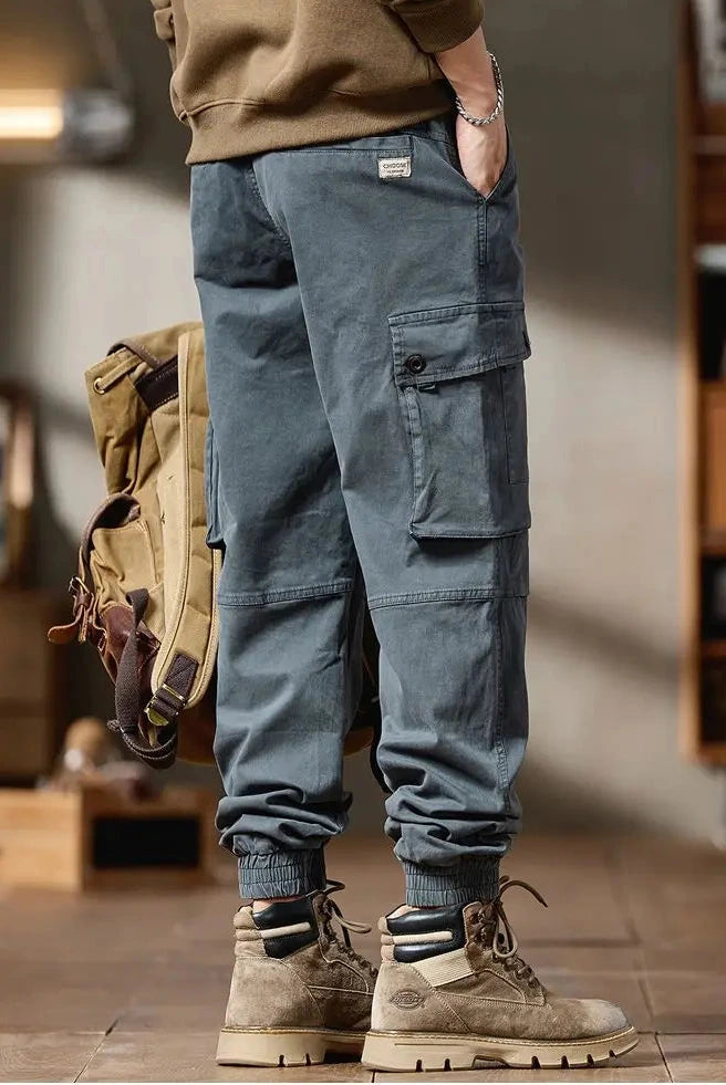 Cargohose für Herren, Schnitt: Slim Straight