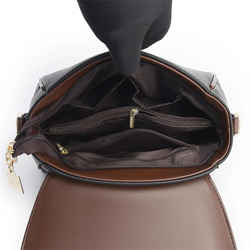 Die Petite-Luxe Silhouette einfarbige Handtasche aus hochwertigem Leder