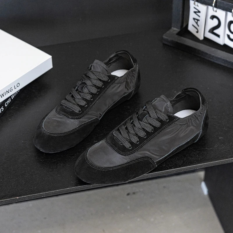 Women’s Moral Training Shoes – Retro Color-Blocked Sneakers