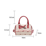 Die gepunktete koreanische Bowler Bag