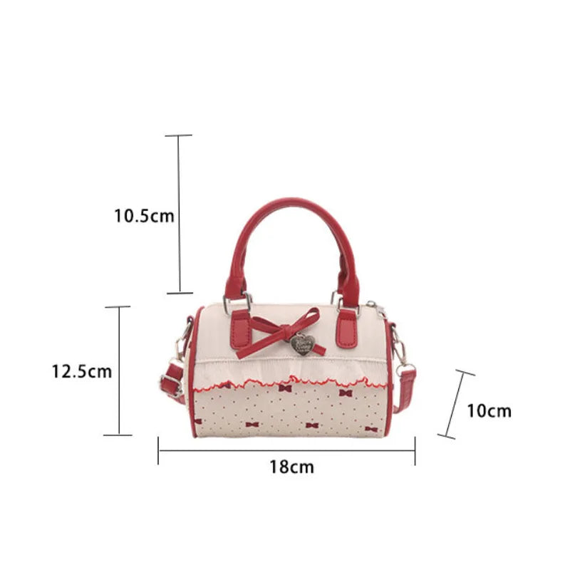 Die gepunktete koreanische Bowler Bag