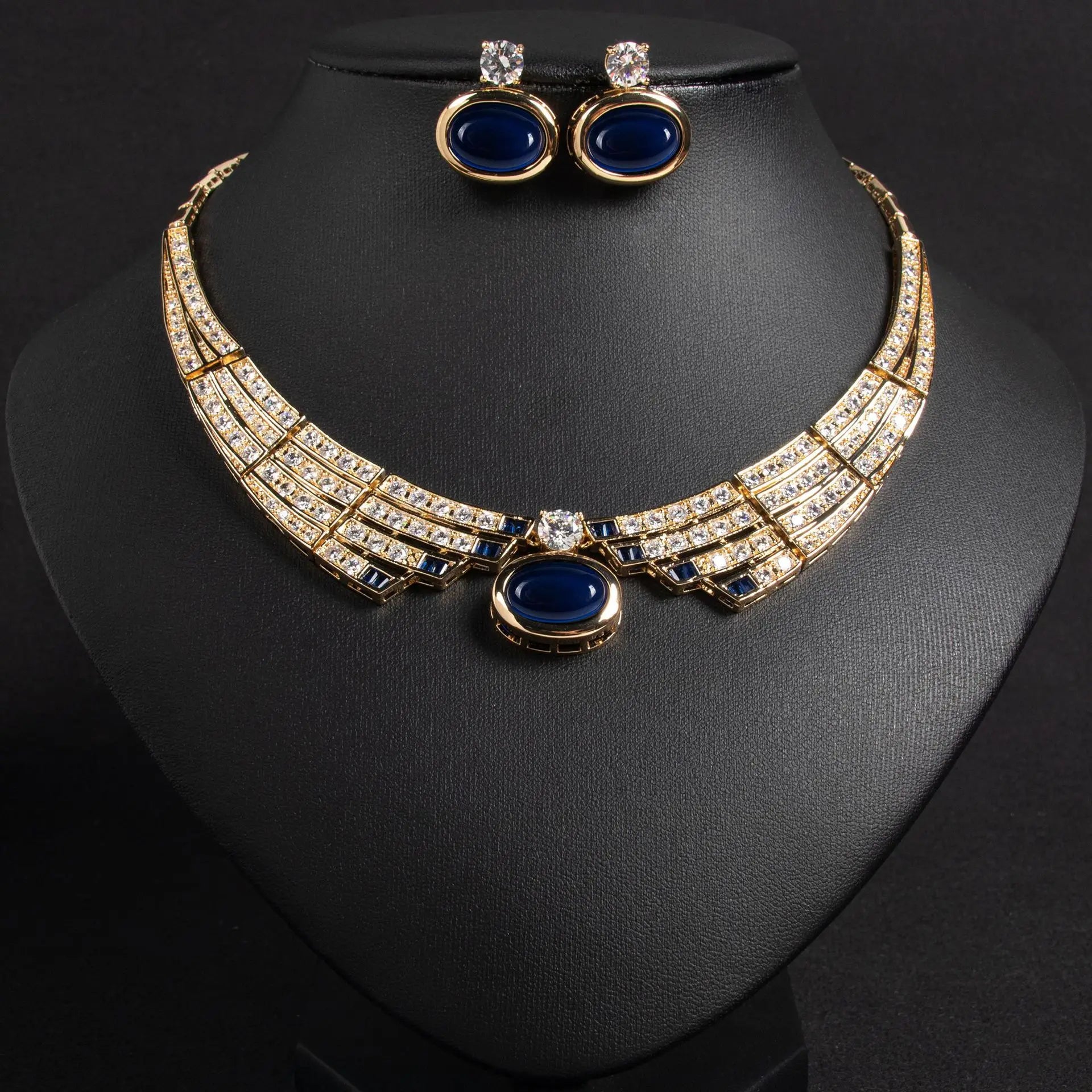 Exquisite 2-Piece Luxury Jewelry Set for Women | Stunning Necklace & Earrings Ensemble
