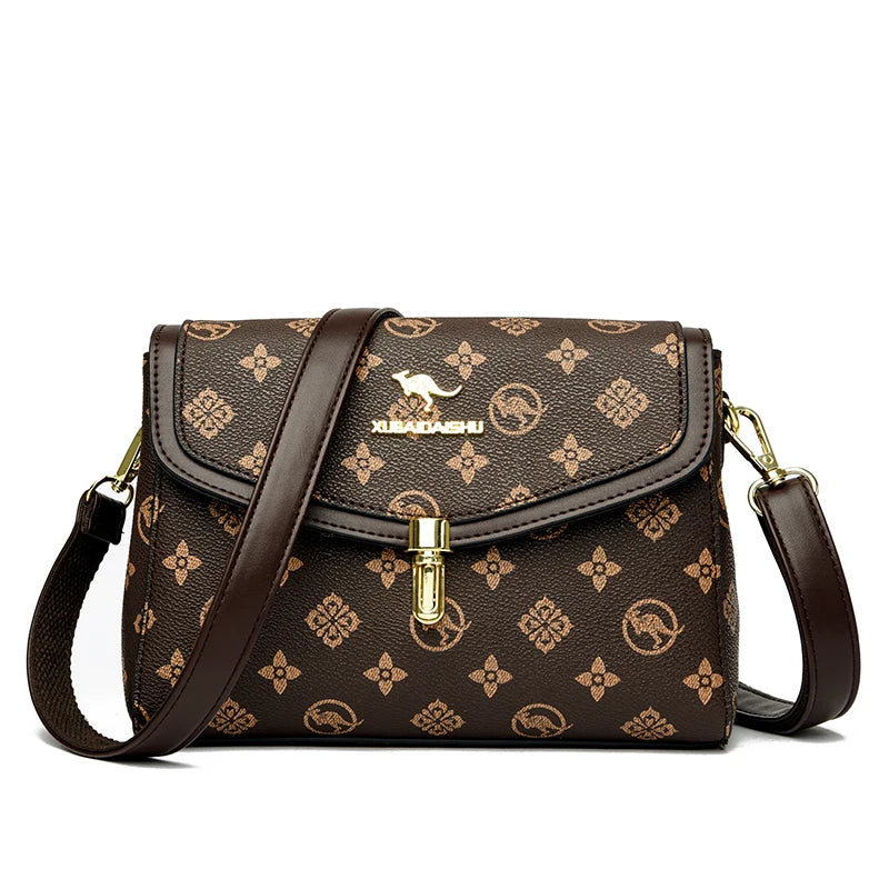 Luxury Designer Women's PU Leather Crossbody | Casual Small Capacity Tote
