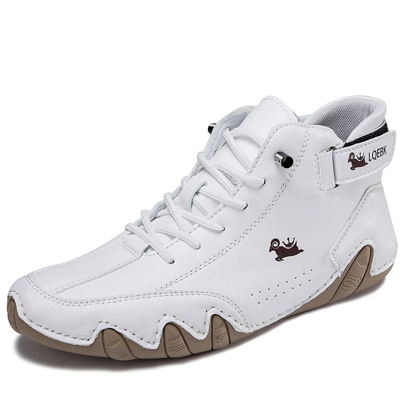 Herren Leder Freizeitsneaker – Luxus Fashion Outdoor Walking Schuhe