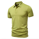 Men's Quick-Dry Sport Polo Shirt – Breathable Mesh Short Sleeve Lapel Tee