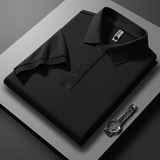 Men's Quick-Dry Sport Polo Shirt – Breathable Mesh Short Sleeve Lapel Tee