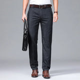 Herren Modal-Gewebe Schmale Straight Jeans | Frühling & Sommer Klassische Business Jeans
