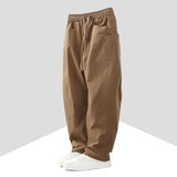 Herren Cargo Hose mit geradem Bein und Flugzeug-Print