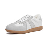 Damen Sportschuhe aus echtem Leder – Retro German Army Trainer