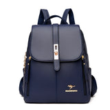 Hochwertiger Lederrucksack für Damen | Premium Schulranzen für Mädchen