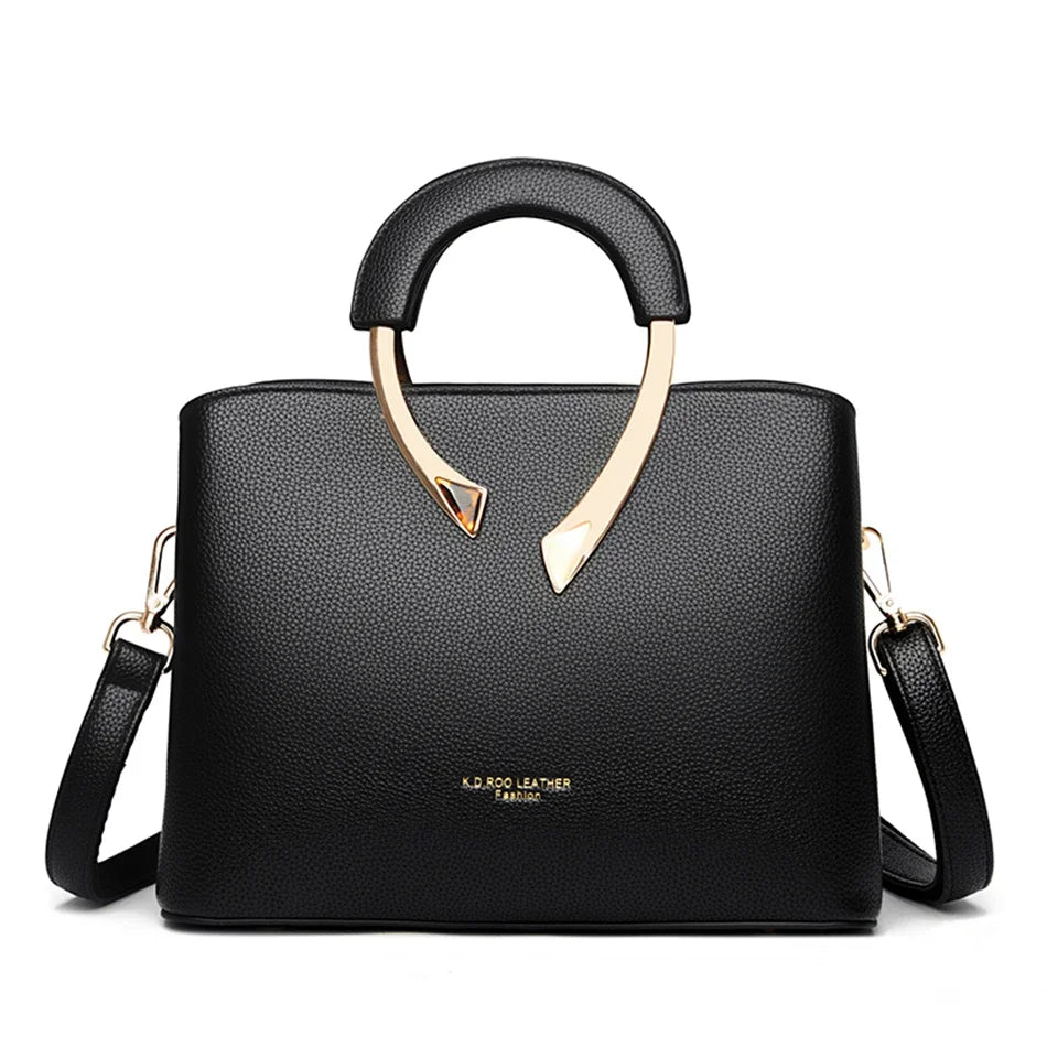 The Urban-Essence Tote Luxury PU Leather Handbag