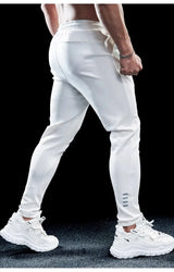Men’s Slim-Stretch Gym Fitness Trousers | Quick-Drying Breathable Training Pants
