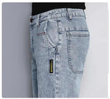 Herren Slim Fit Stretch Jeans | Vintage Korean Style Straight Denim