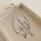 Natural Stone & Pearl Beaded Necklace – Water Droplet Pendant Clavicle Chain