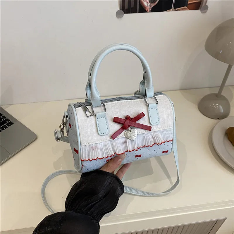 Die gepunktete koreanische Bowler Bag