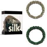 Das „Seidenfaden“-Slim-Set: Premium Skinny Scrunchies aus 100 % Maulbeerseide