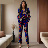 Das „Legacy“ Executive Set: Lebhafter 3-teiliger Anzug aus Ankara | Einreihiger Blazer, passende Weste & hoch geschnittene Hose