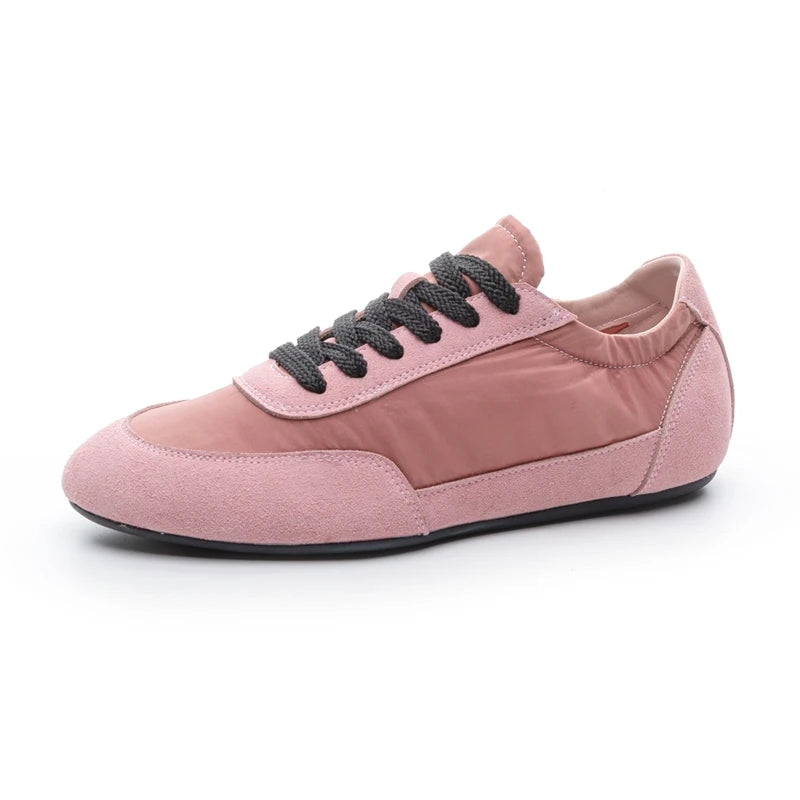 Women’s Moral Training Shoes – Retro Color-Blocked Sneakers
