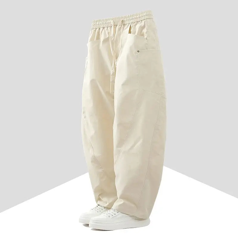 Herren Cargo Hose mit geradem Bein und Flugzeug-Print