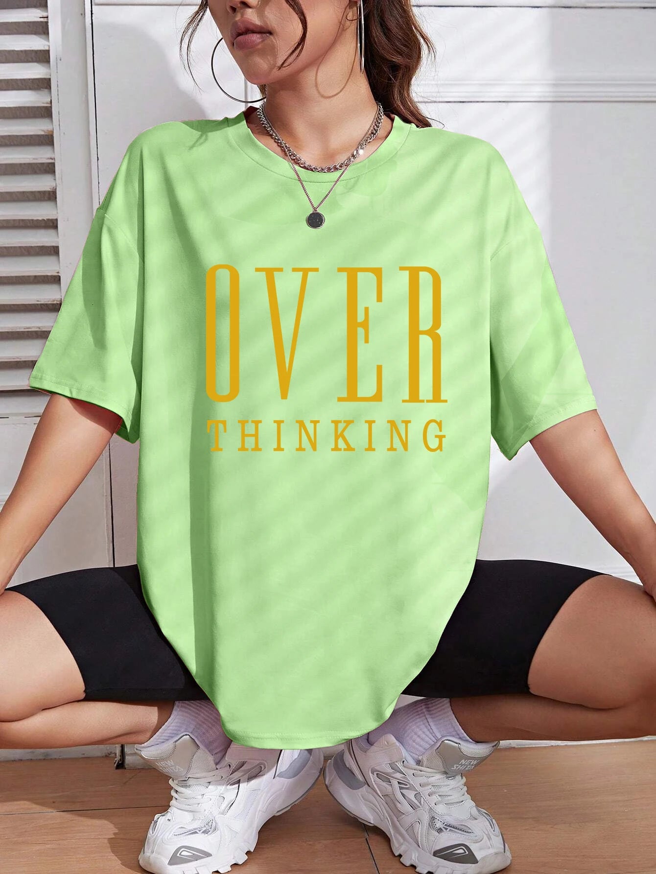 The Overthinking Tee: Women’s Vintage-Inspired Cotton Top