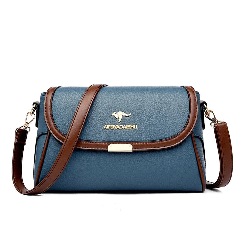 Die Petite-Luxe Silhouette einfarbige Handtasche aus hochwertigem Leder