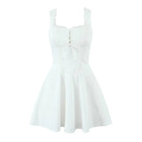 Elegantes Party-Minikleid für Damen – Sexy ärmelloses A-Linien-Sommerkleid mit niedriger Taille