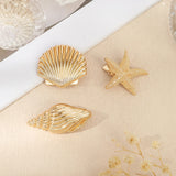 Das „Ocean Muse“ Goldset: Atemberaubende Muschel- & Seestern-Haarnadeln