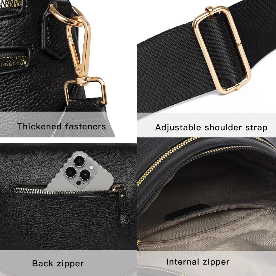 Satteltasche aus 100 % echtem Rindsleder der obersten Schicht